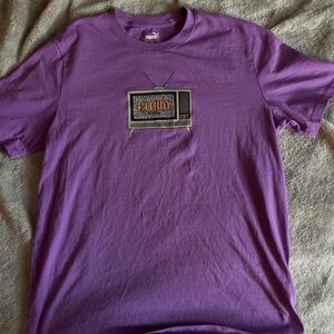 Puma Men's Graphic Tee in Purple